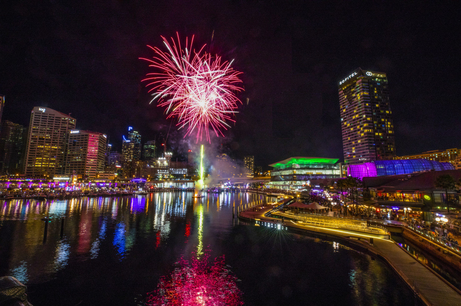 Darling Harbour Fireworks Sydney Aiden Darling Harbour